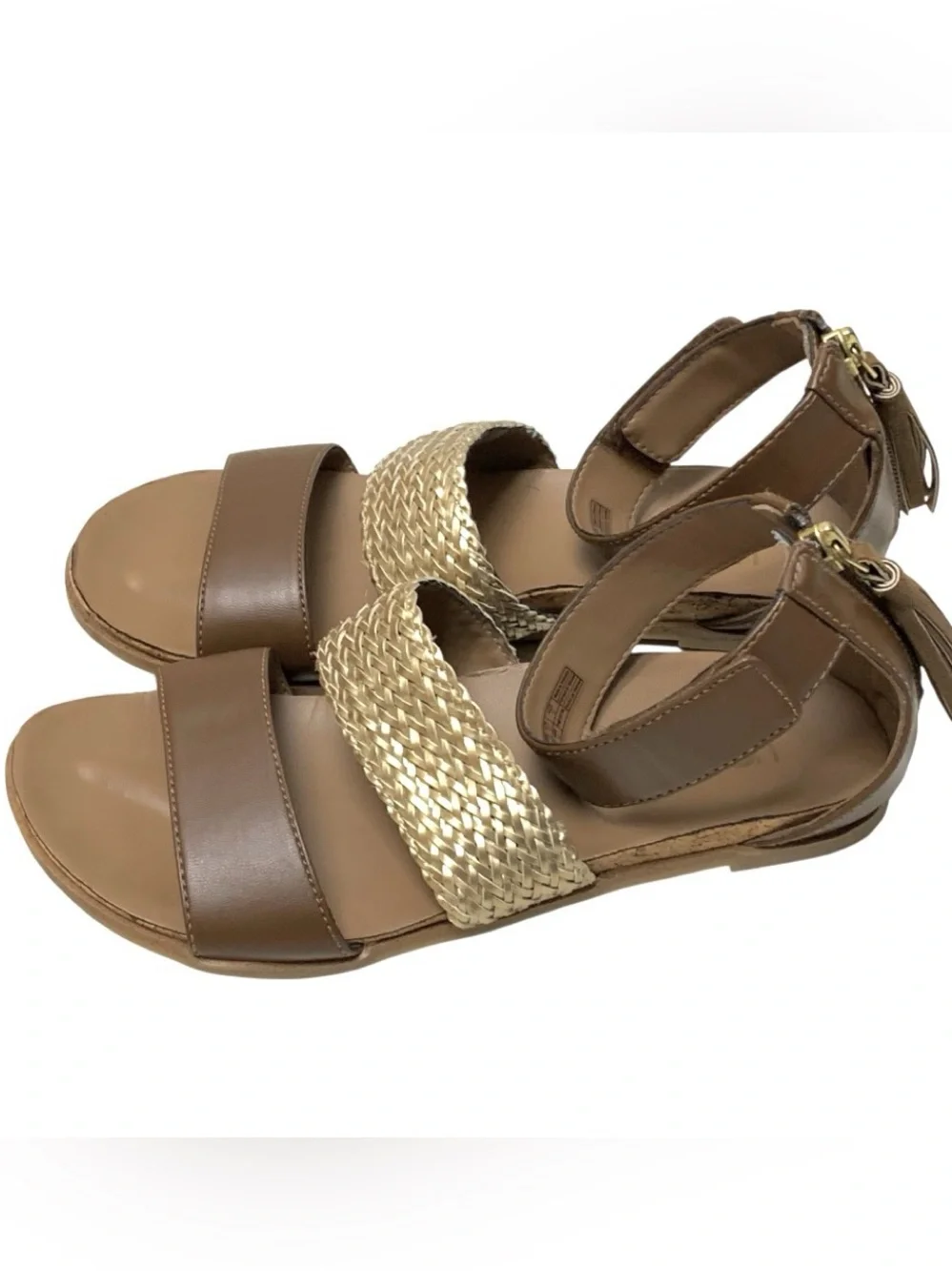 UGG Marabel Metallic Ankle Strap Sandals Girl’s Size 4